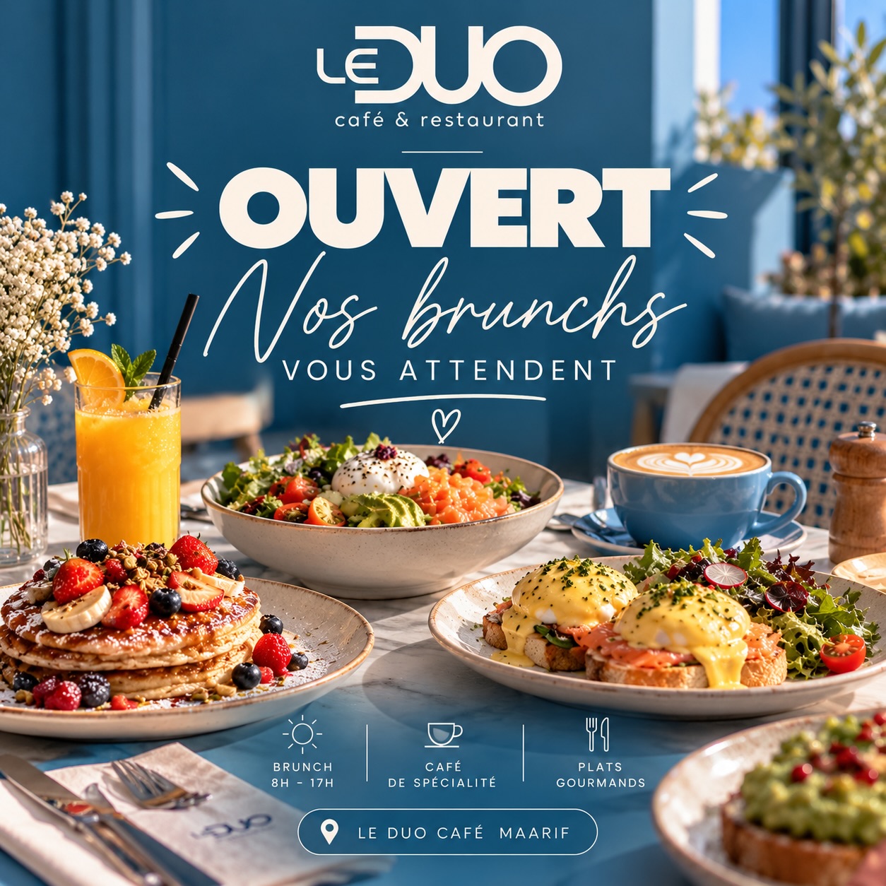 Le Duo Café Reopens With Specialty Brunch