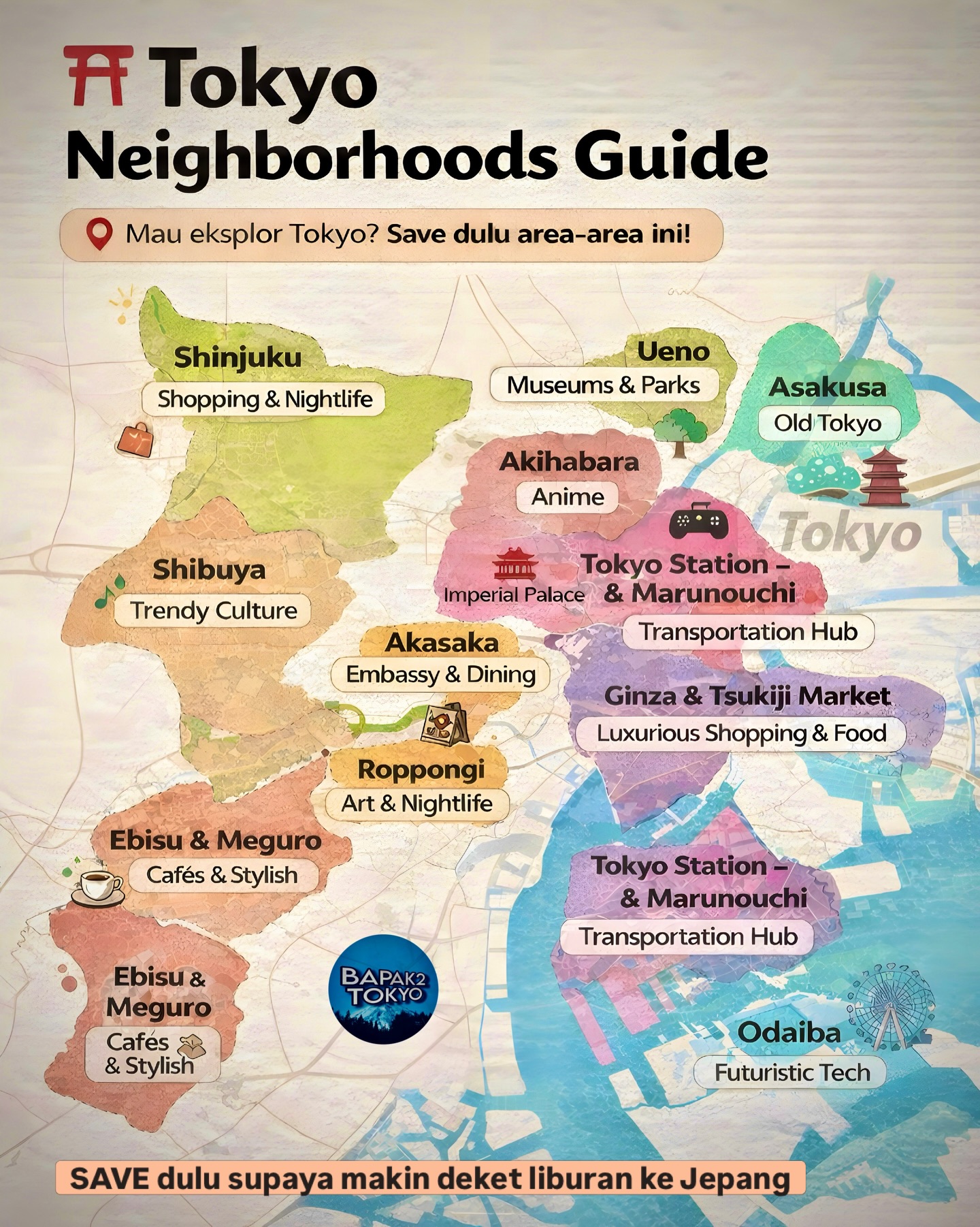 Tokyo Districts for Shopping, Culture, and Cuisine