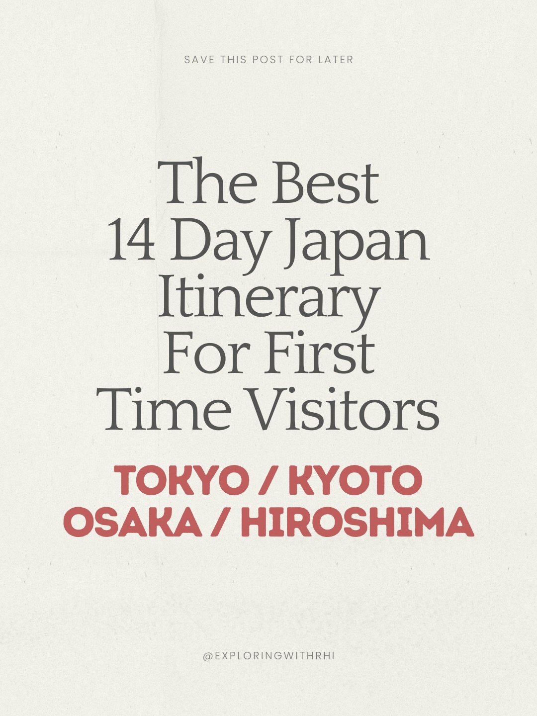 14-Day Japan Itinerary For First-Time Visitors