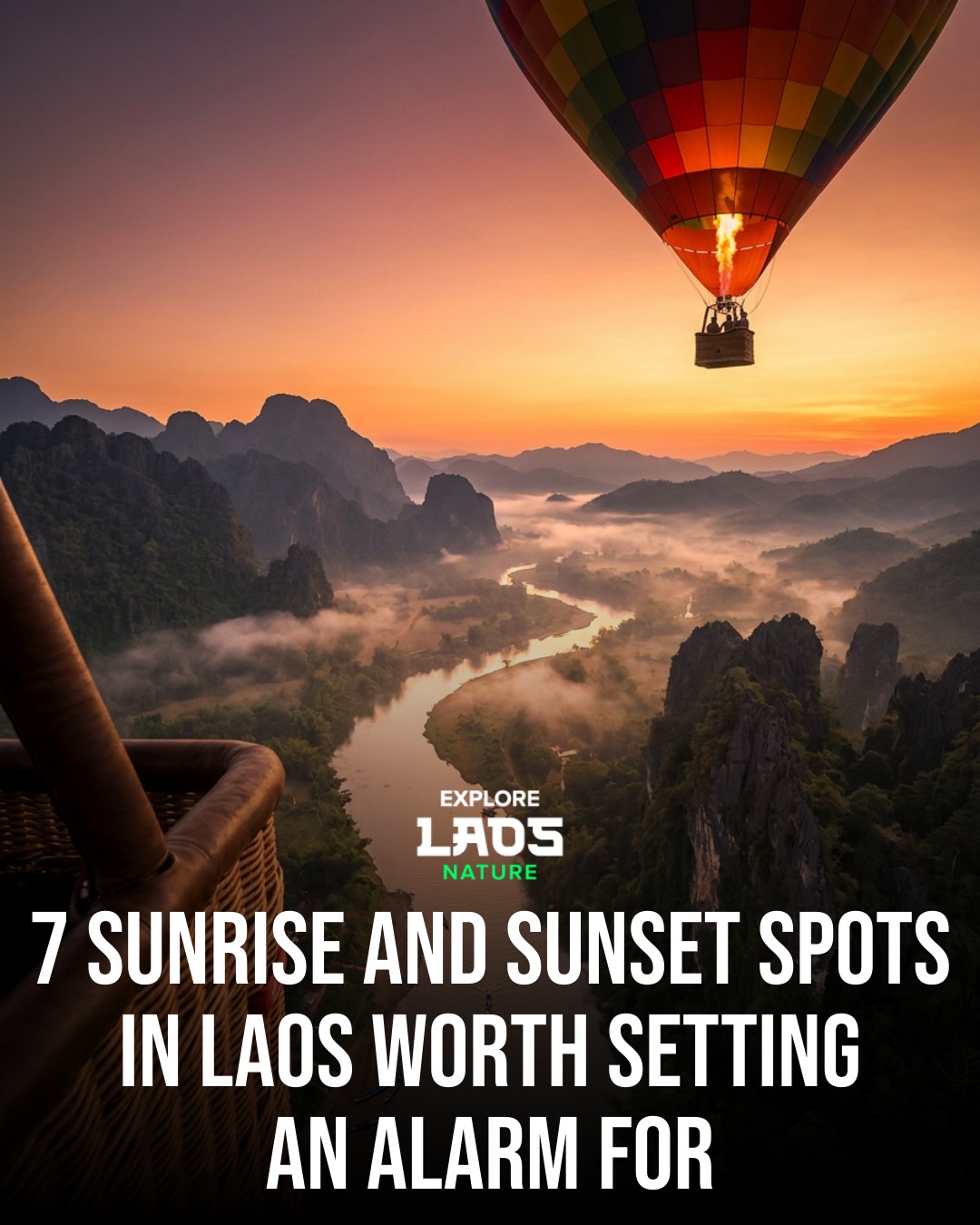 Seven Scenic Sunrise And Sunset Spots Across Laos