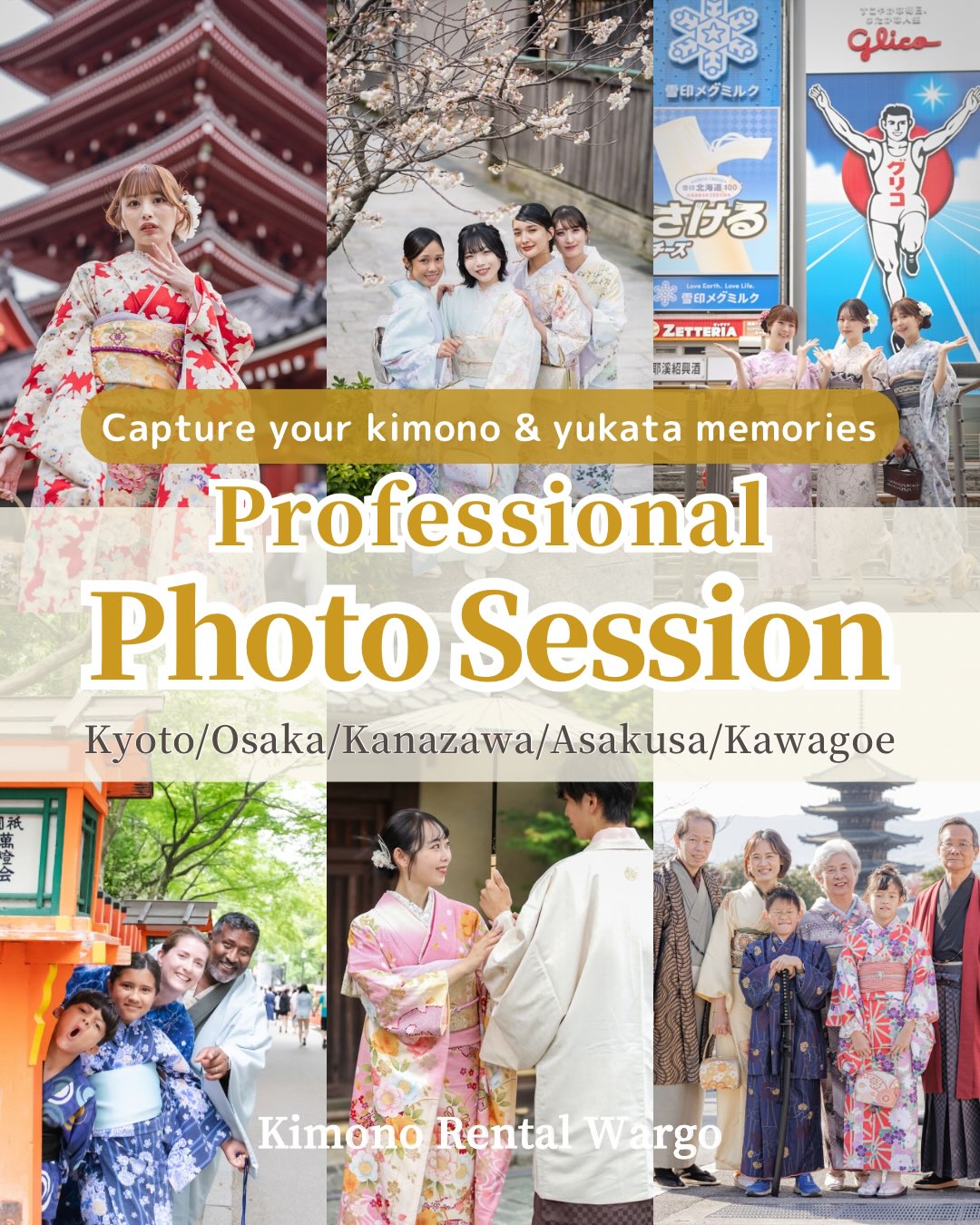Professional Photo Sessions With Kimono Rentals In Japan