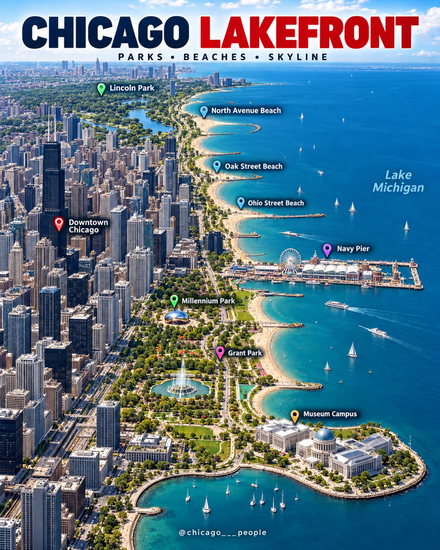 Chicago Lakefront Parks And Beaches For Your Adventure