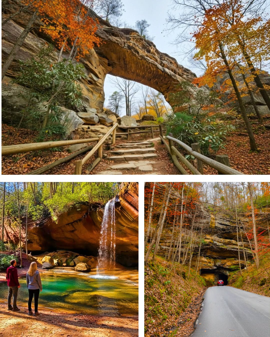 Red River Gorge: Natural Arches and Fall Colors