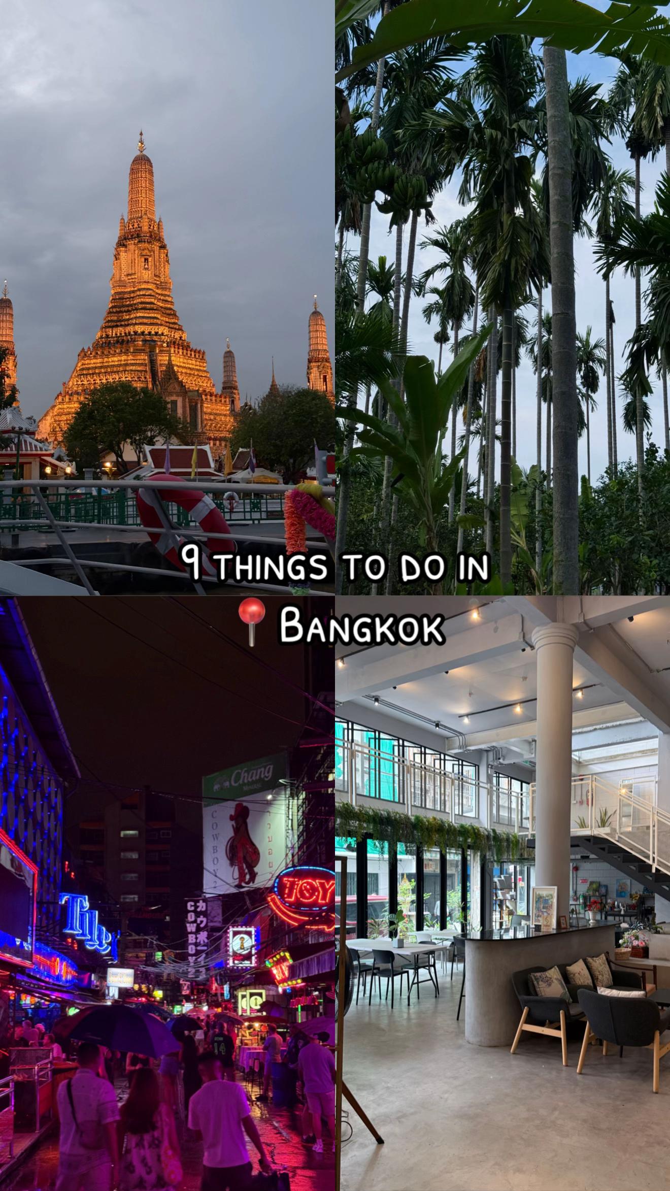 Nine Bangkok Attractions: Temples, Parks, and Shopping