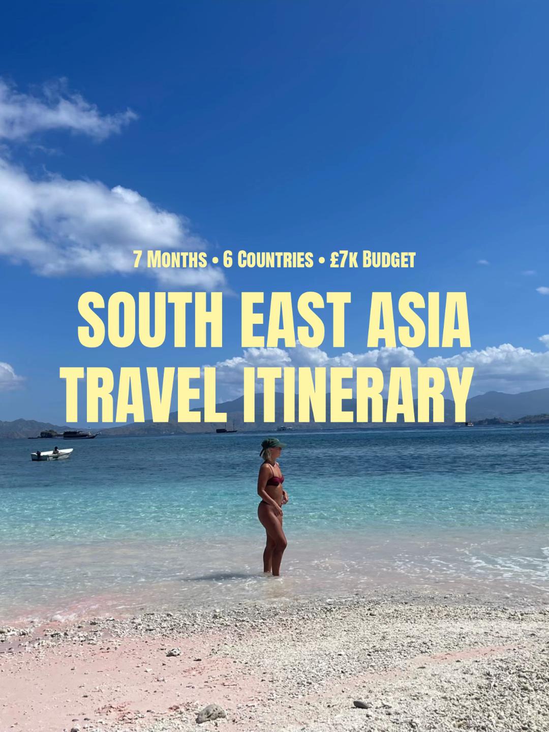 Southeast Asia Backpacking Itinerary Covering Six Countries