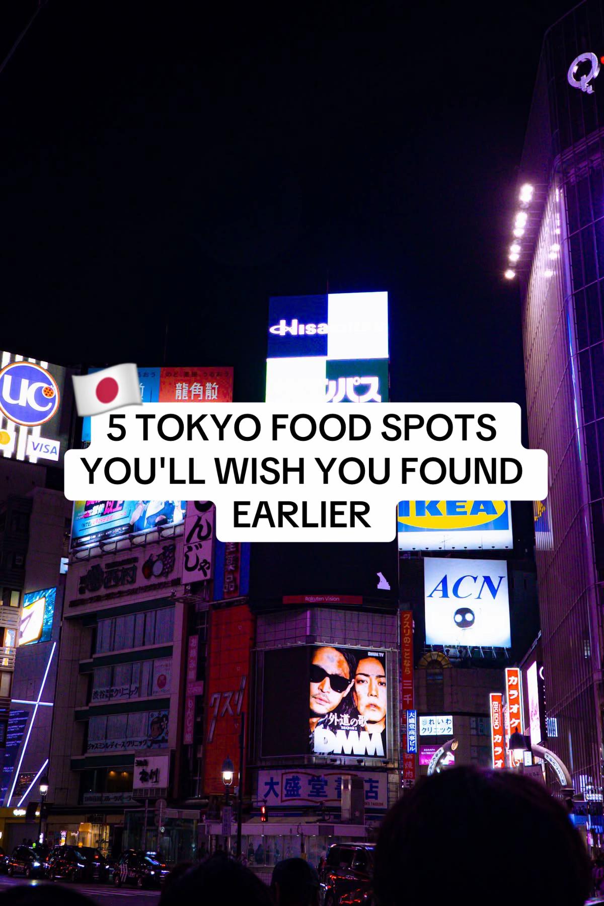 Five Must-Visit Tokyo Food Destinations