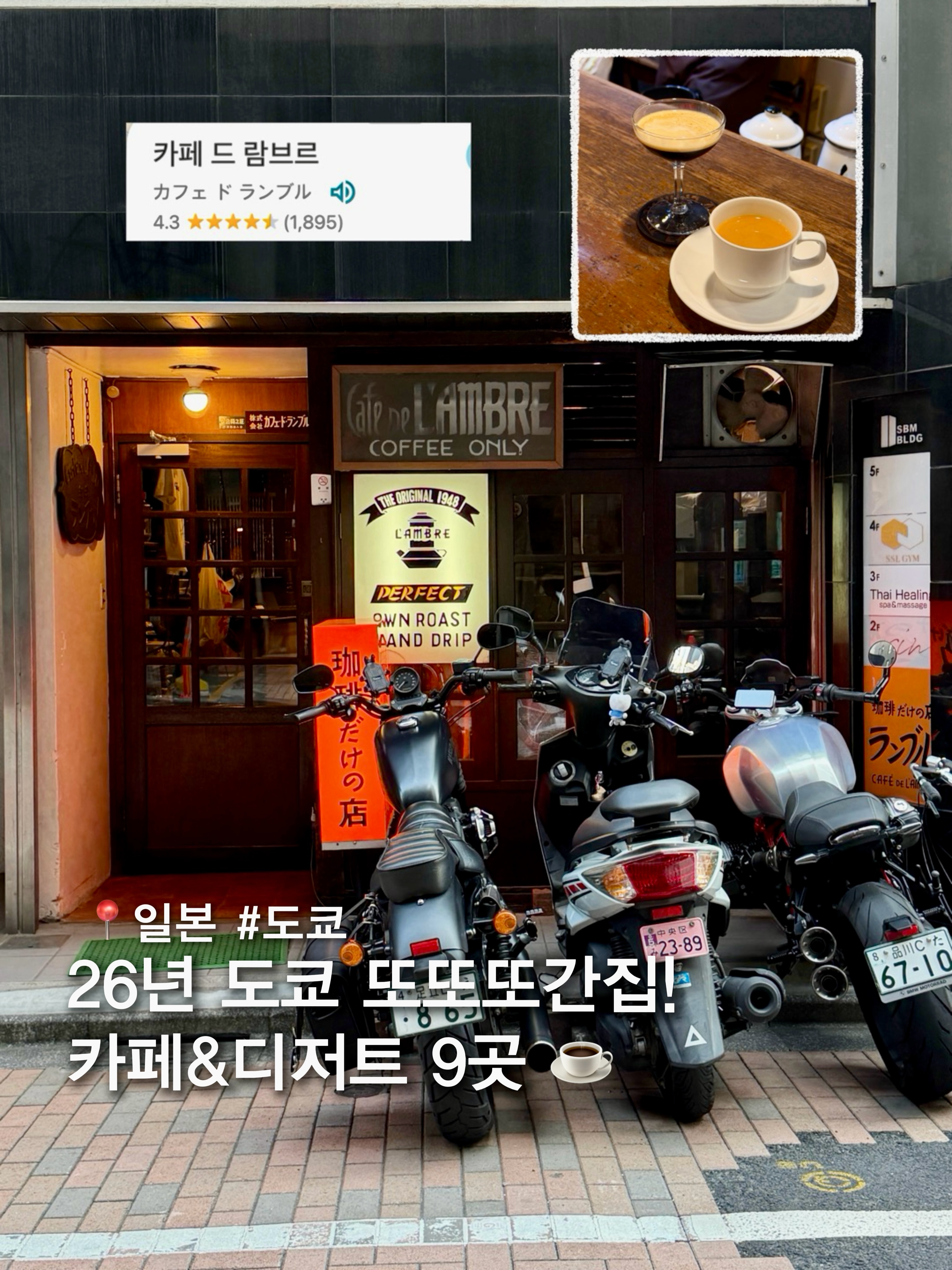 Tokyo Cafes and Dessert Spots by Experienced Chef