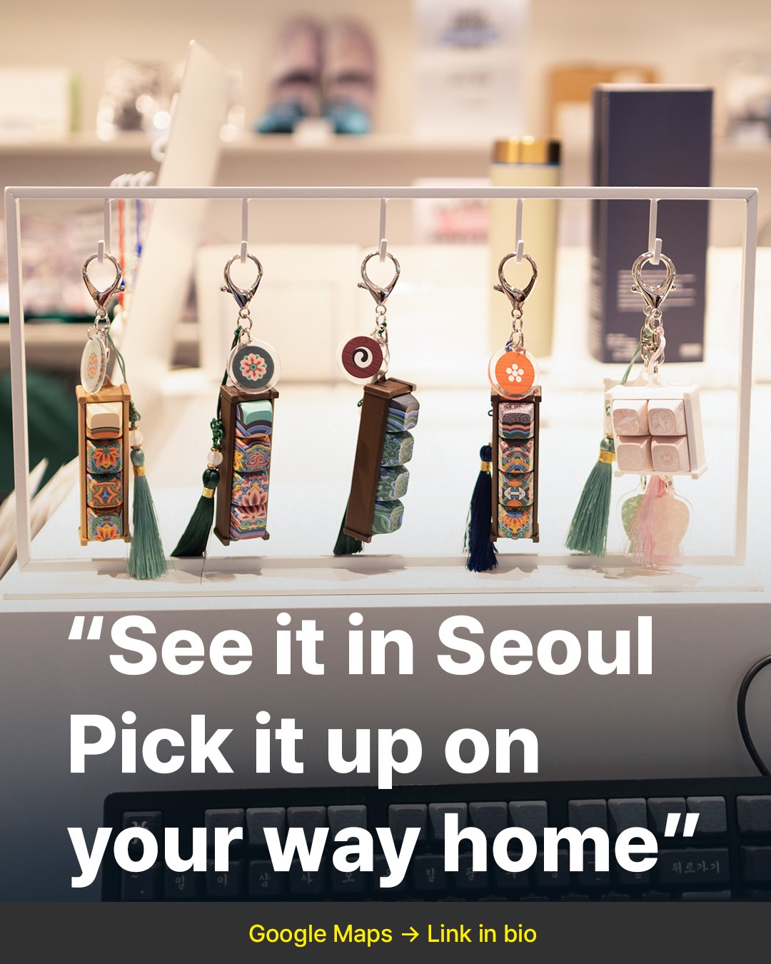 Seoul Souvenir Spots For Dancheong Keychains