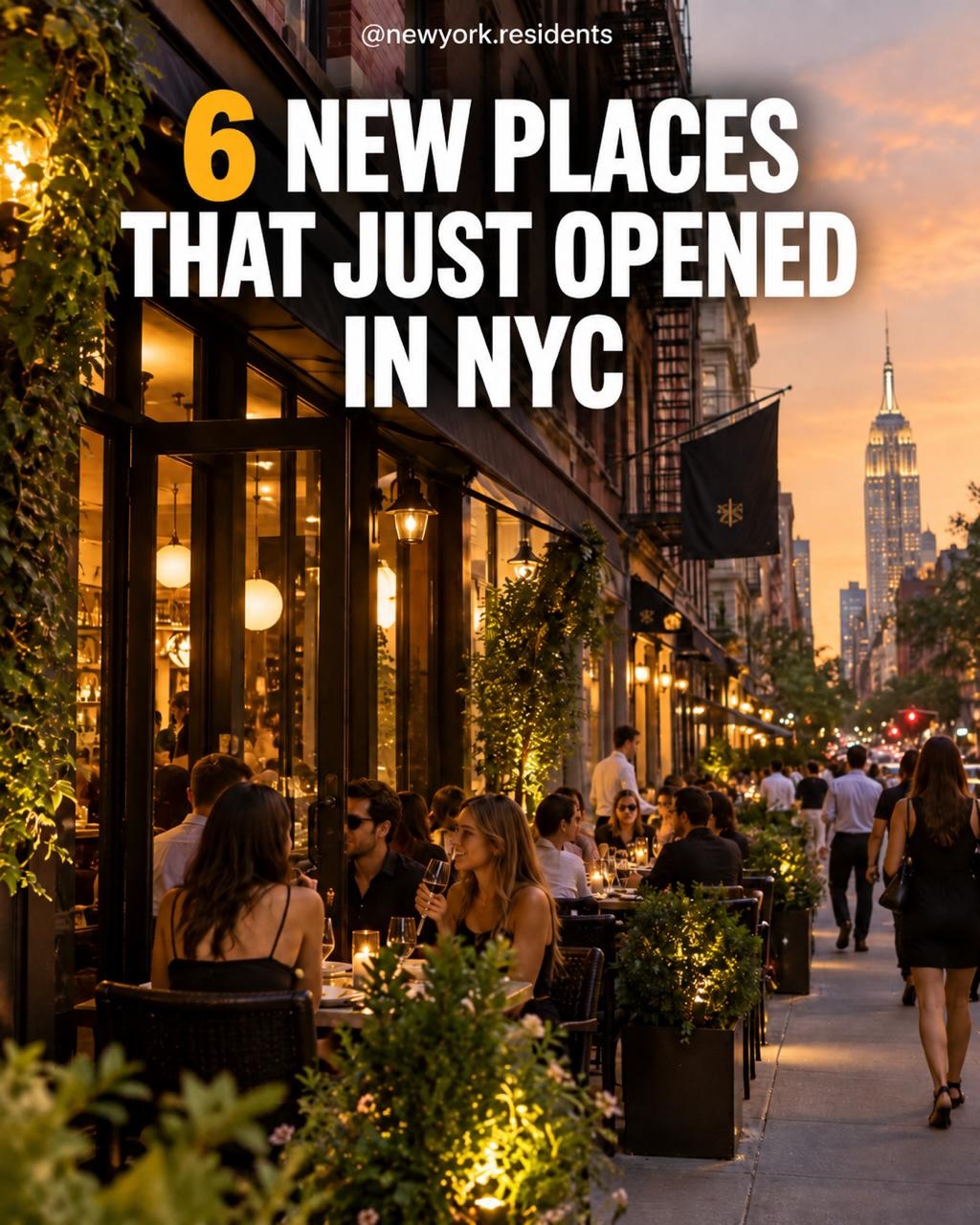Six New York City Restaurants Now Open