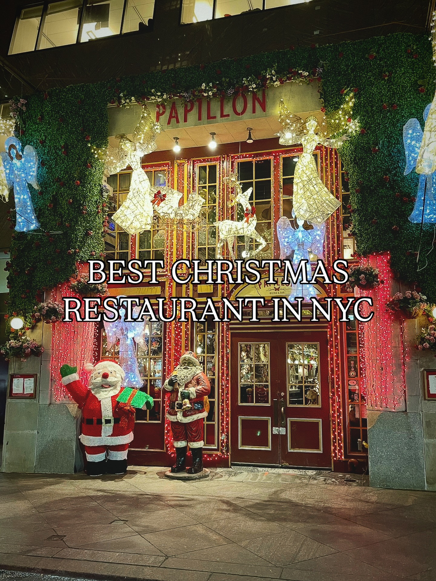 Manhattan Christmas Tour Featuring Papillon Restaurant