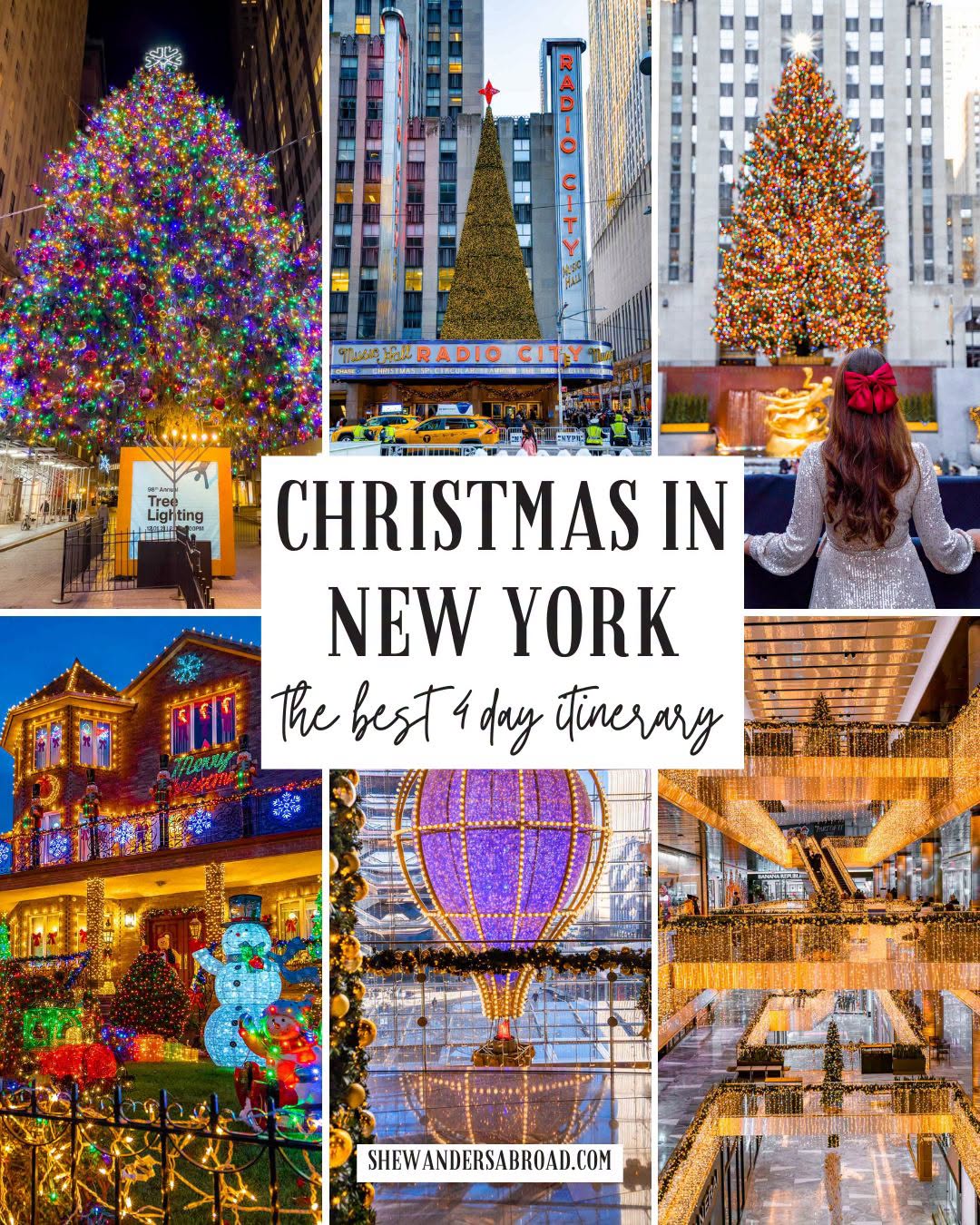NYC Christmas Lights and Holiday Cheer