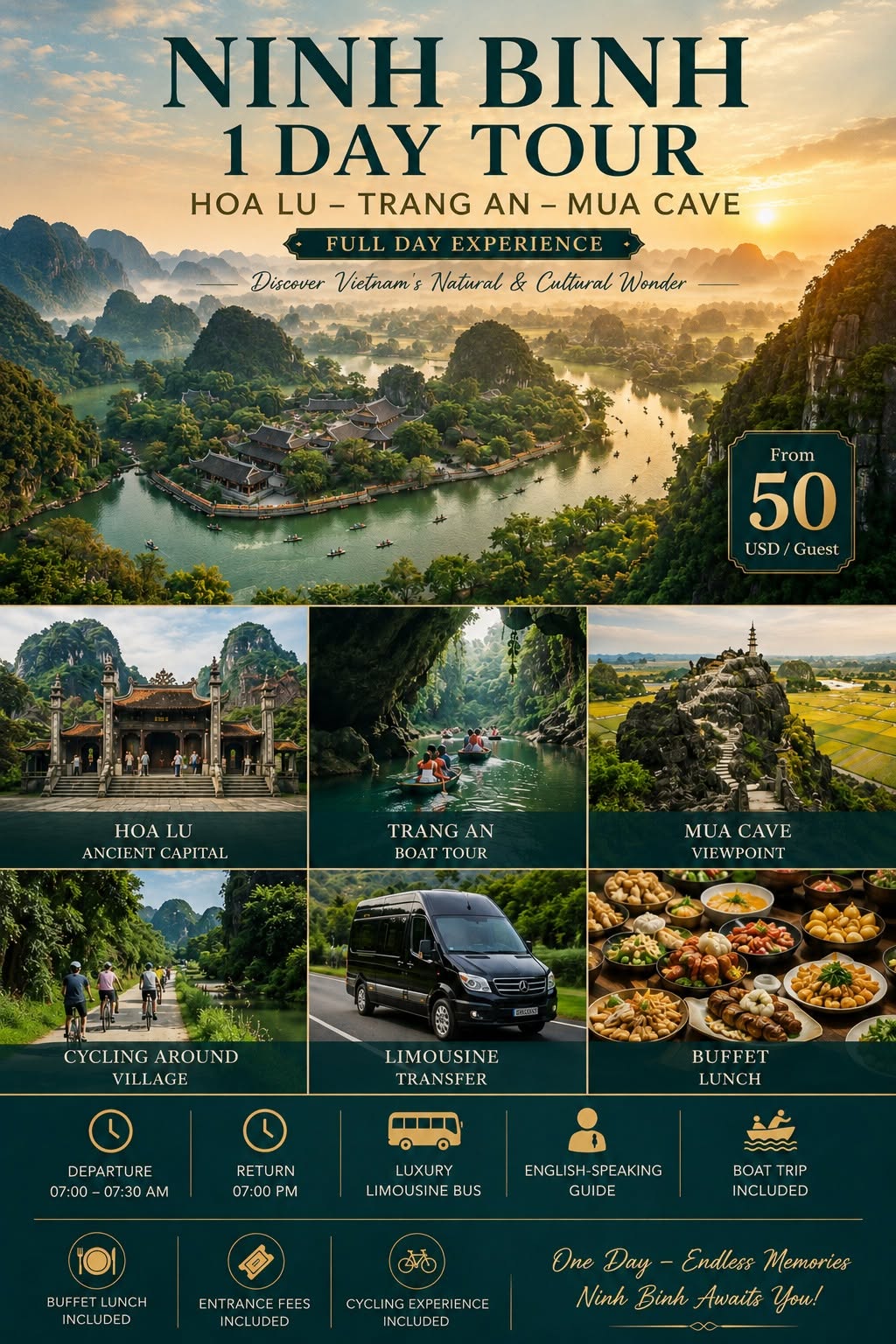 Ninh Binh Highlights: Ancient Capital, UNESCO Sites, Caves