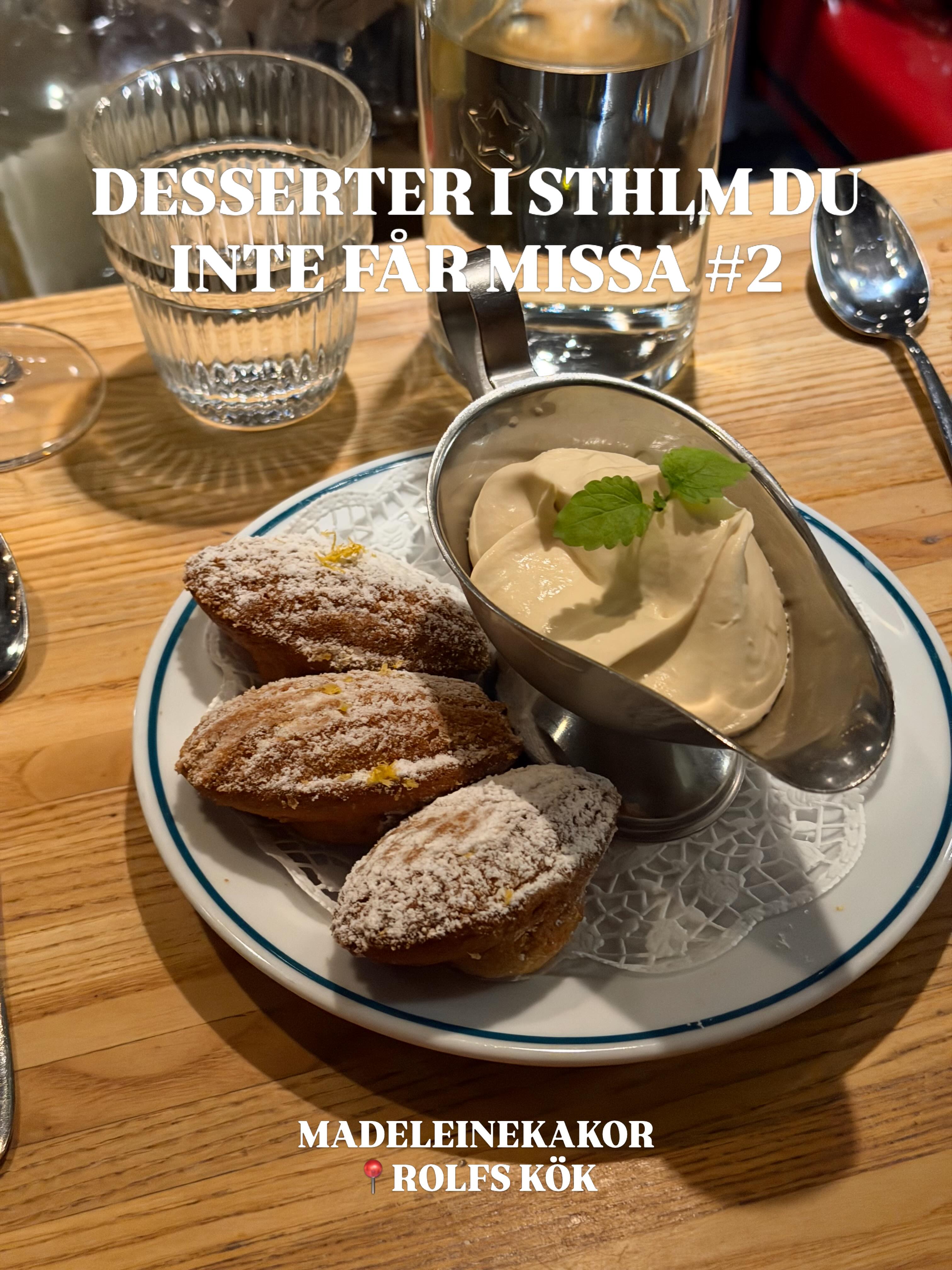 Stockholm Restaurants Offer Delicious Desserts