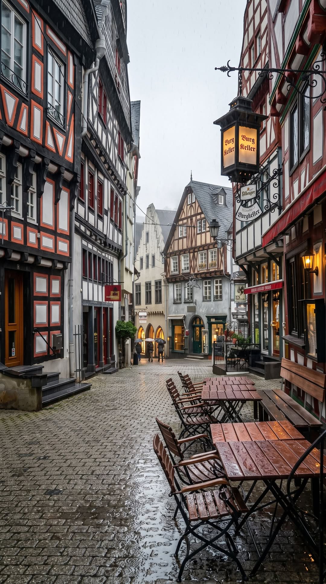 Charming European Streets With Timber-Framed Buildings