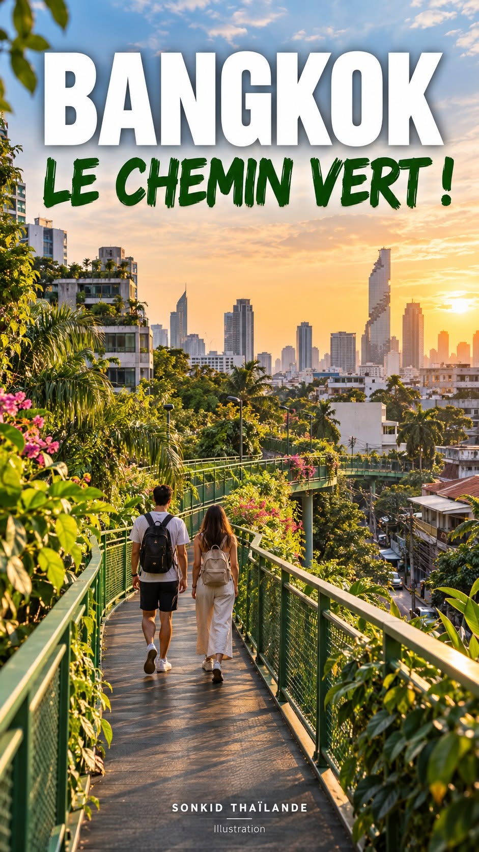 Bangkok's Elevated Green Walkways Connect City Parks