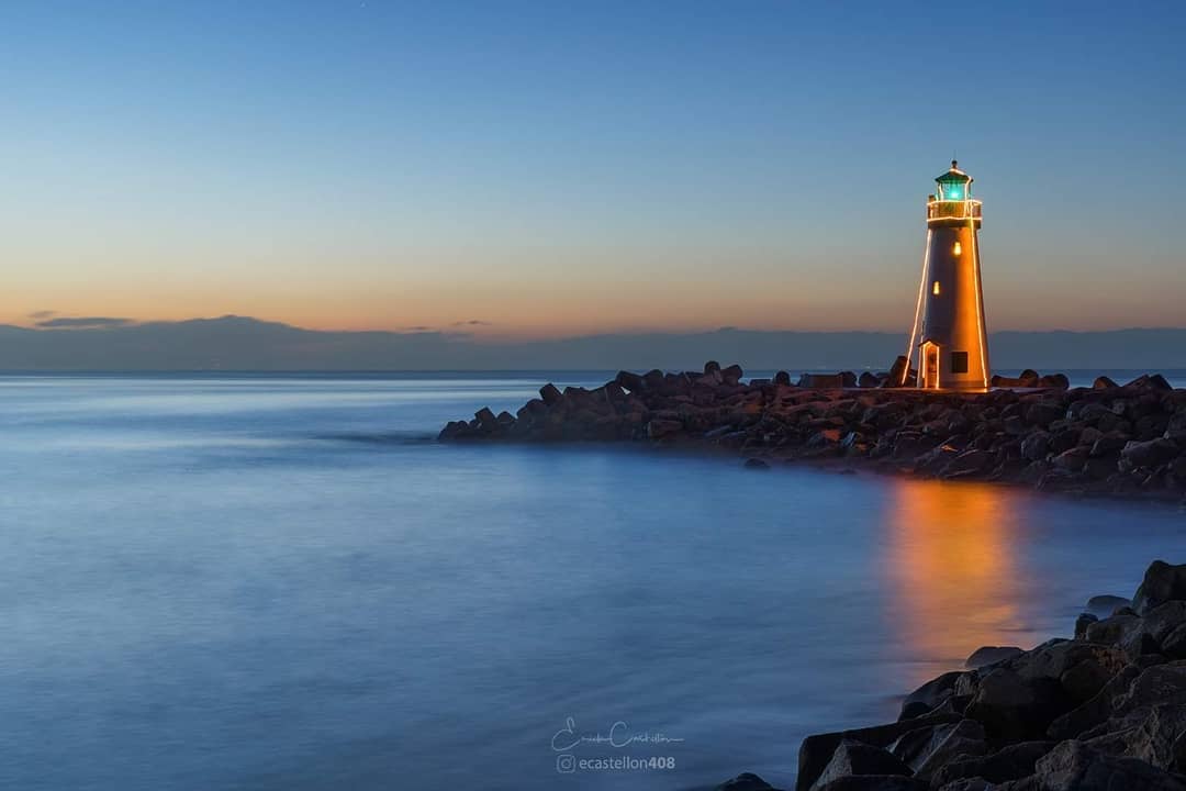 Walton Lighthouse At Dusk