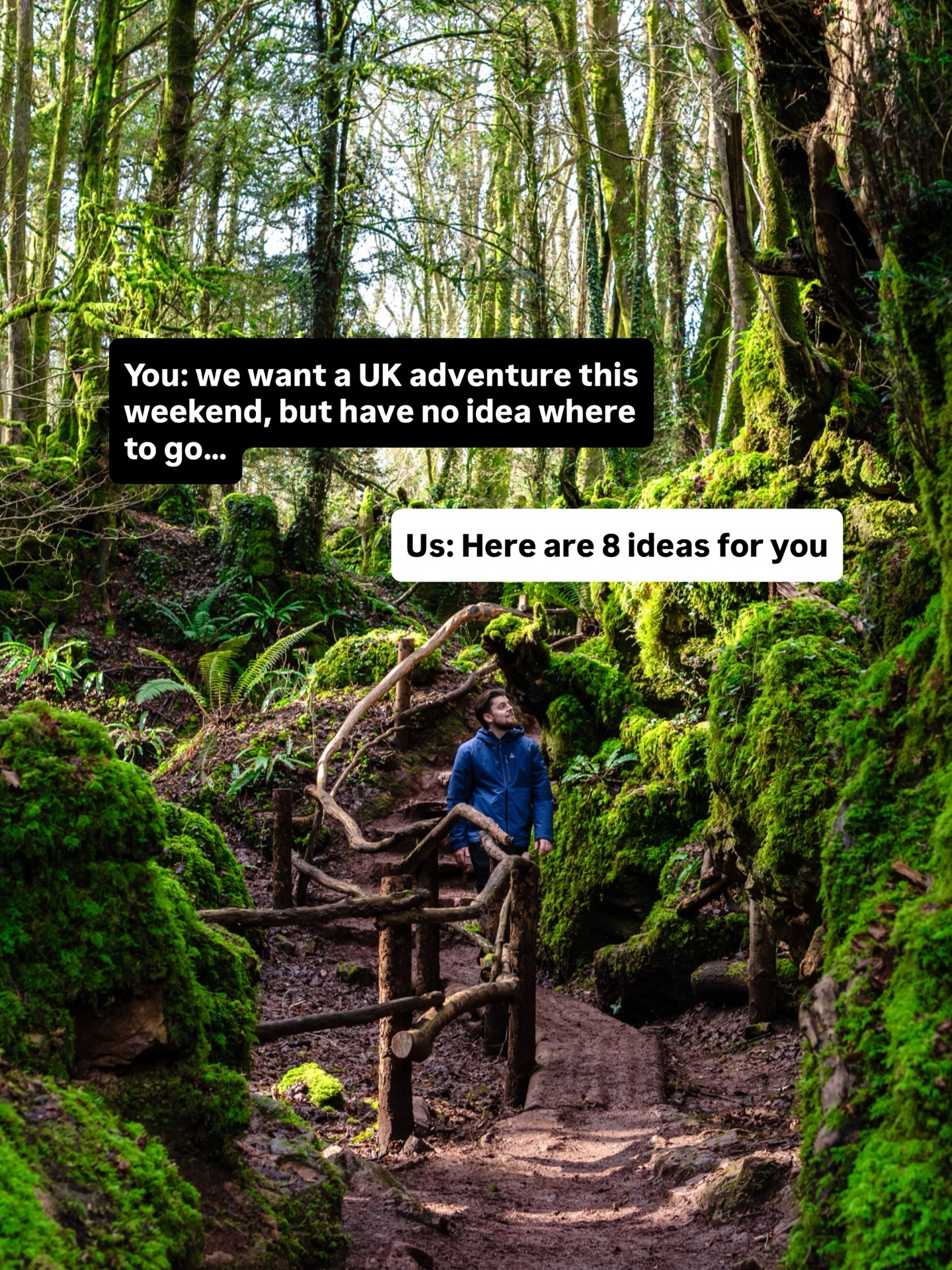 Eight UK Adventure Spots: Waterfalls, Rocks, and Gorges