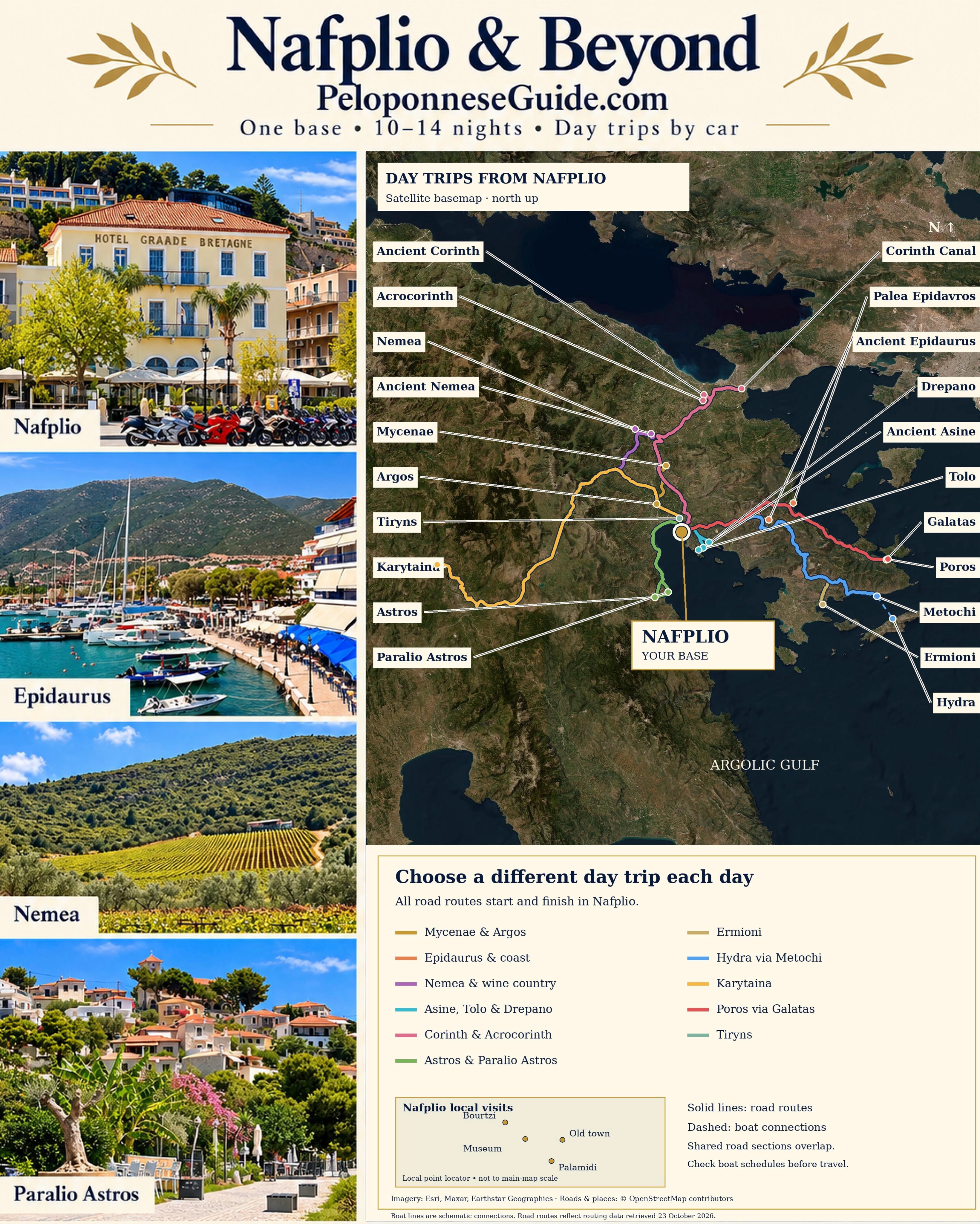 Peloponnese Exploration From Nafplio Base
