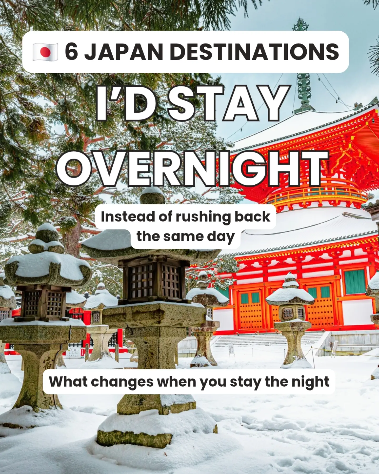 Japan Destinations Best Experienced With An Overnight Stay