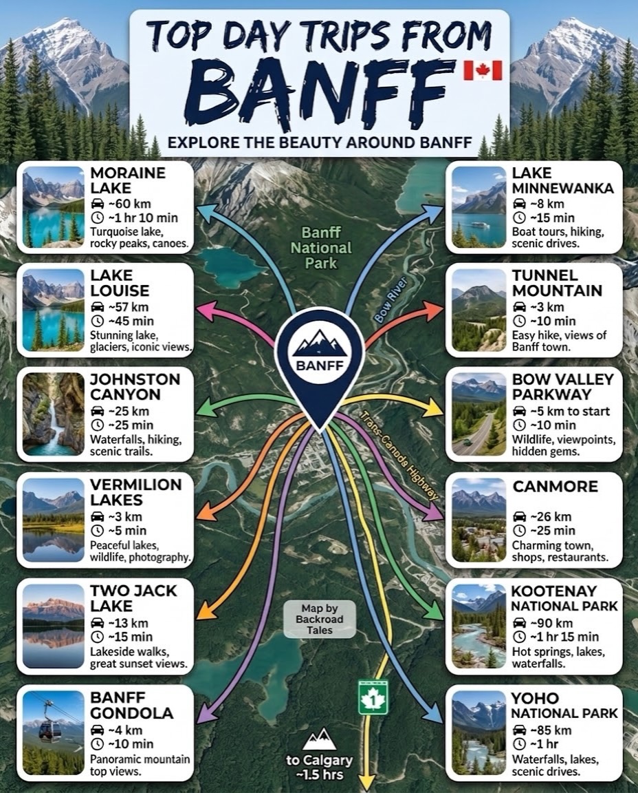 Alberta's Top Day Trips From Banff