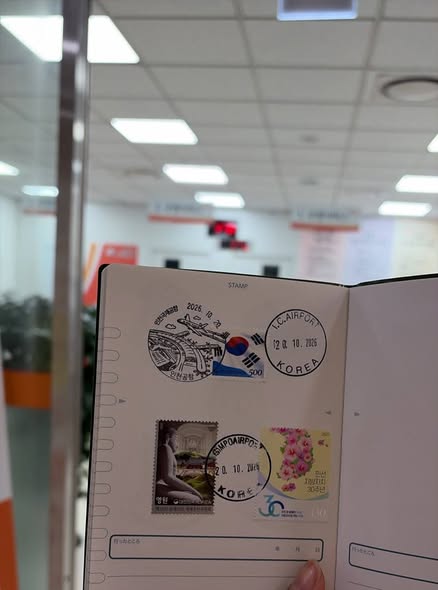 South Korean Travel Stamps From Airports and Jeju
