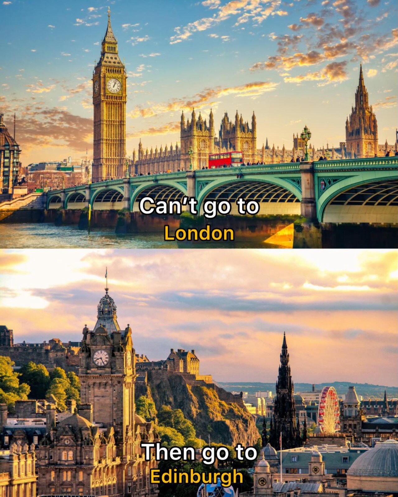 Scottish Destinations Compared to International Hotspots