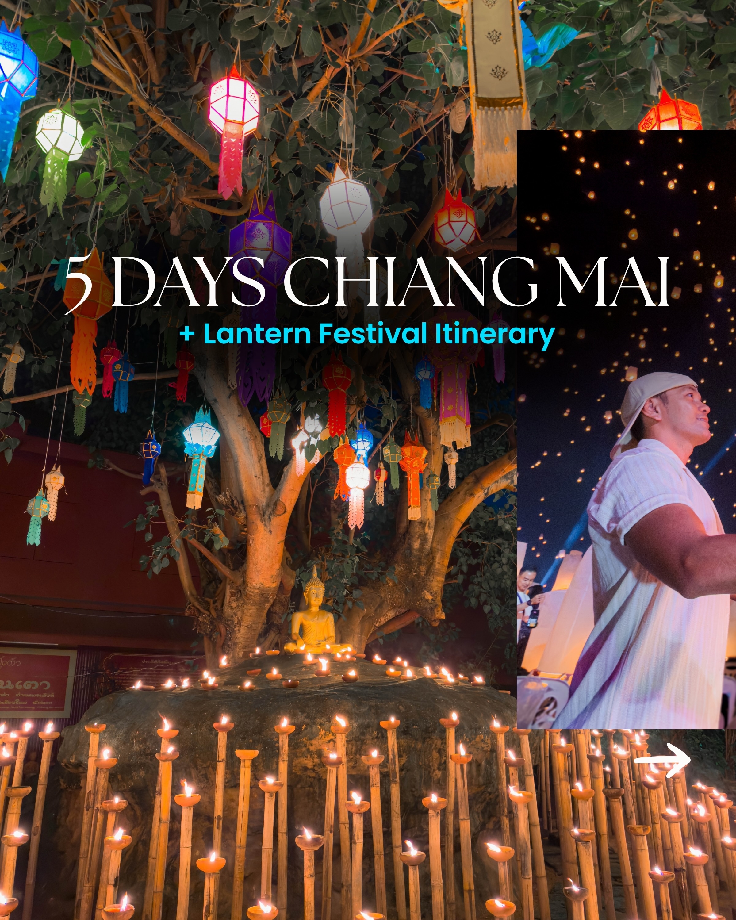 Chiang Mai & Chiang Rai Lantern Festival Itinerary