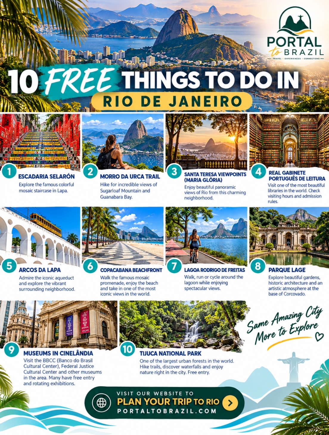 Ten Free Rio de Janeiro Attractions