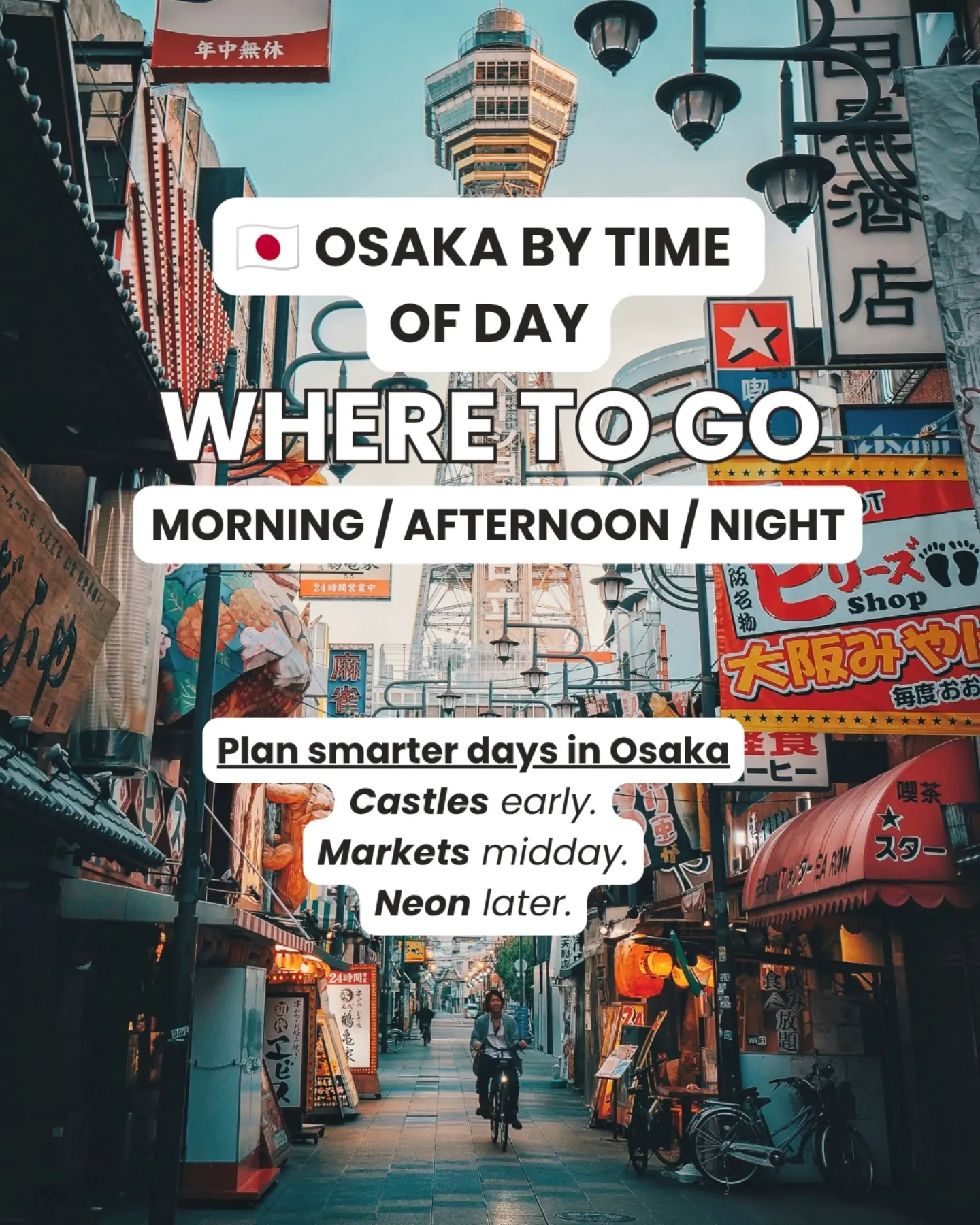 Osaka Day Trip Guide: Morning, Afternoon, and Evening