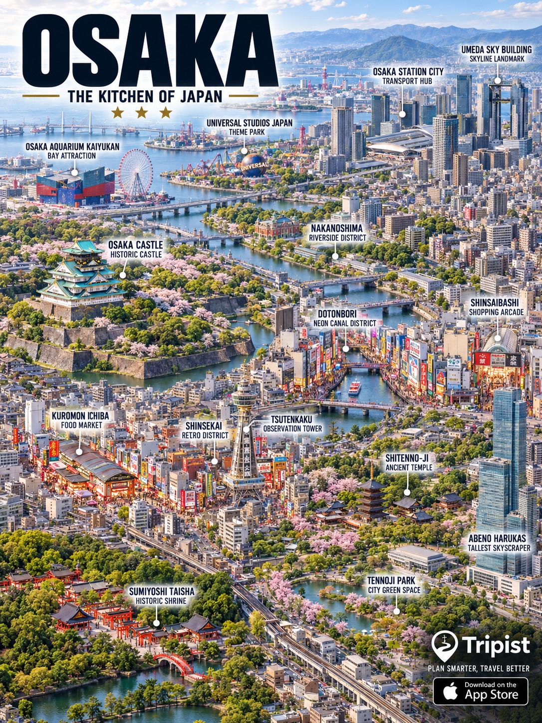 Tokyo and Osaka's Top Attractions and Hotels