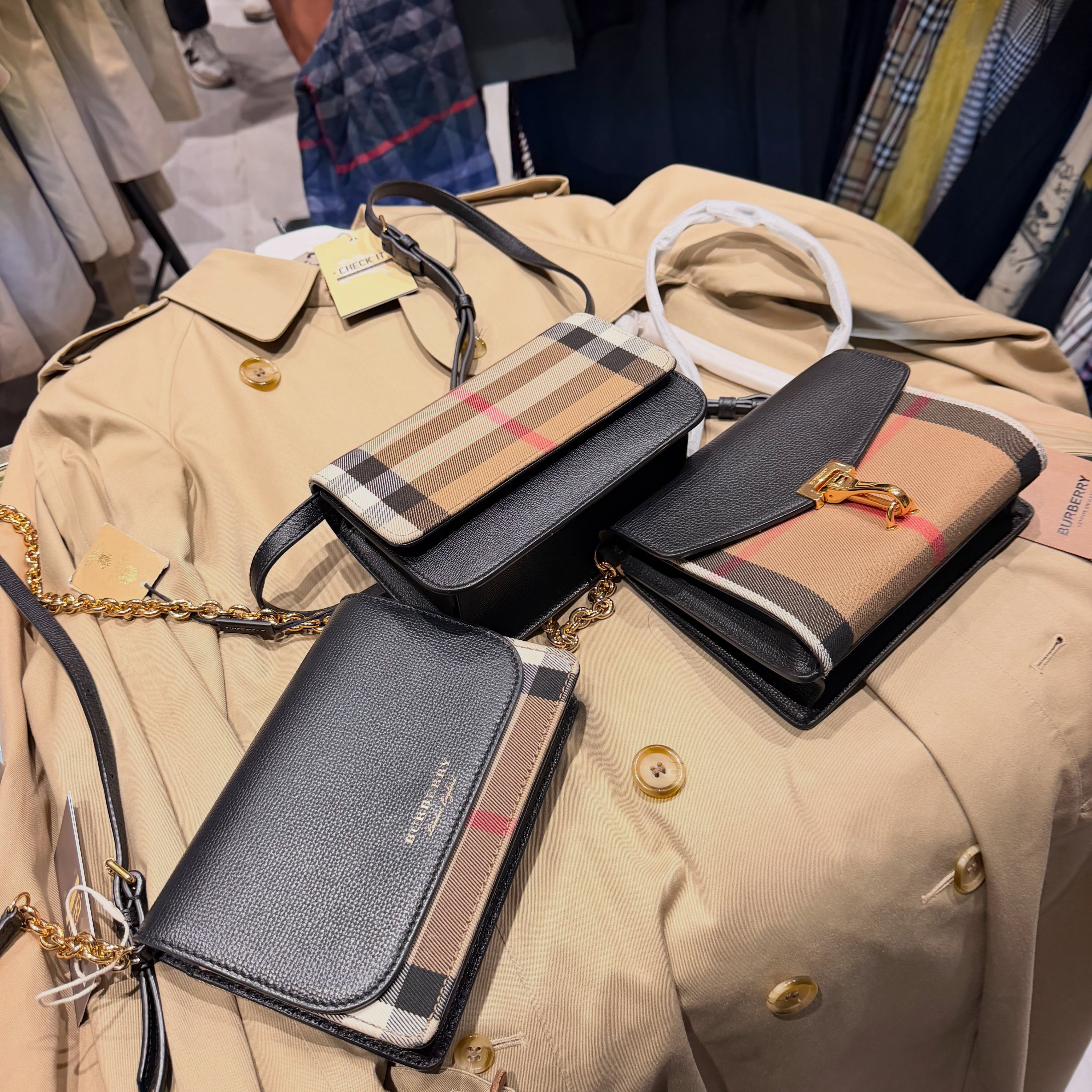Vintage Burberry Finds At Covent Garden