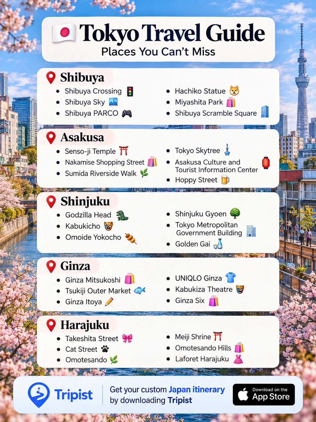 Tokyo's Top Attractions and Neighborhoods