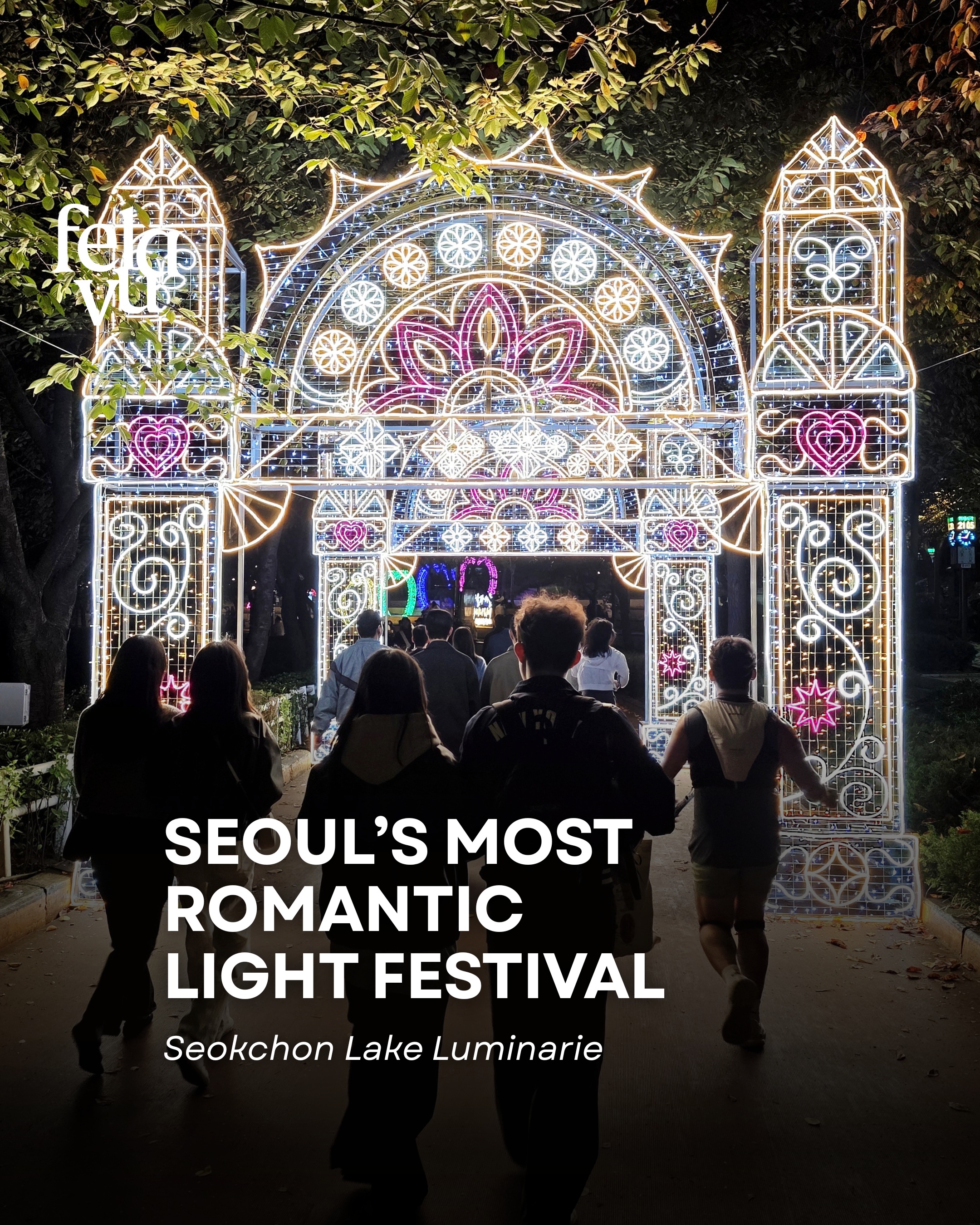 Seokchon Lake Festival Lights Up Seoul