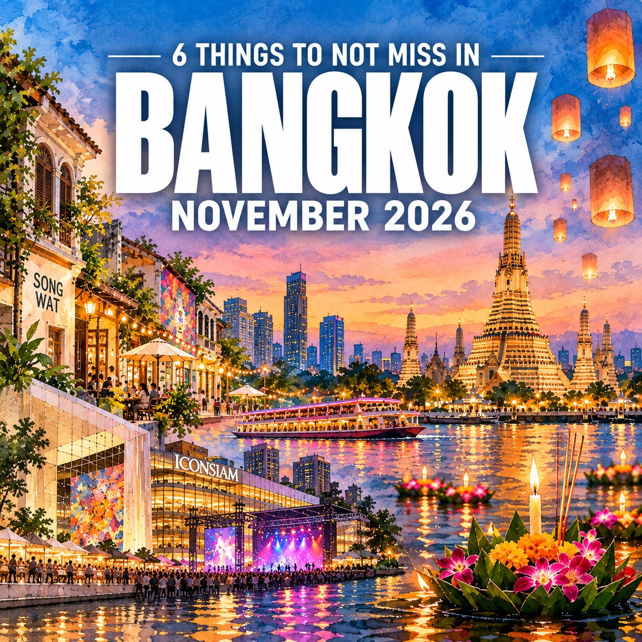 Bangkok November Events at Riverside and Cultural Hubs