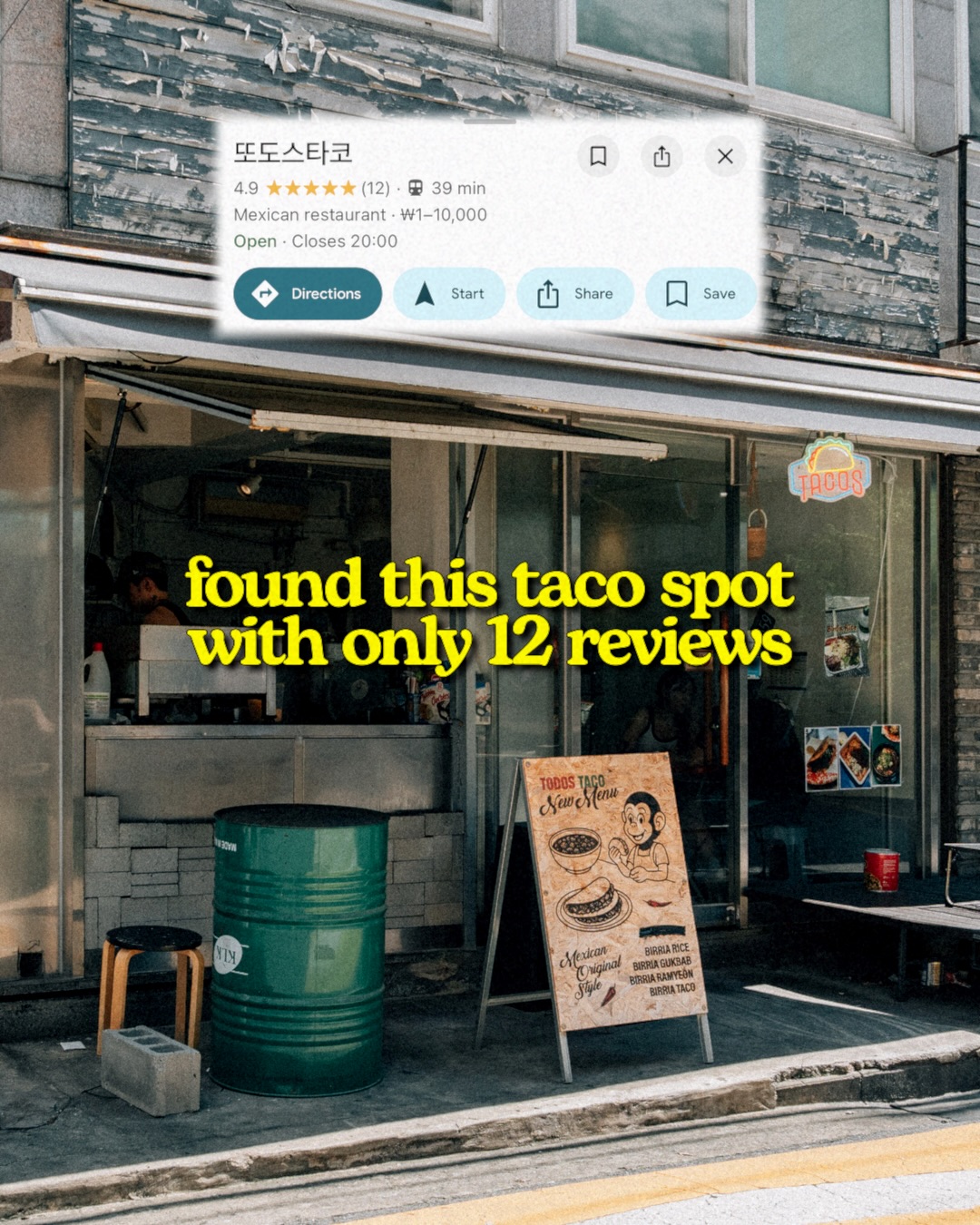 Birria Tacos At Seoul's Todos Tacos