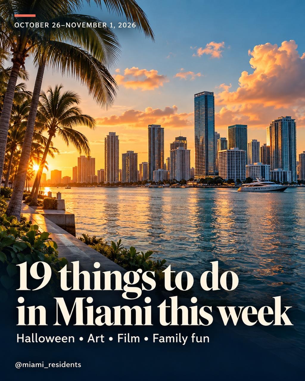 Miami Halloween and Cultural Events This Week