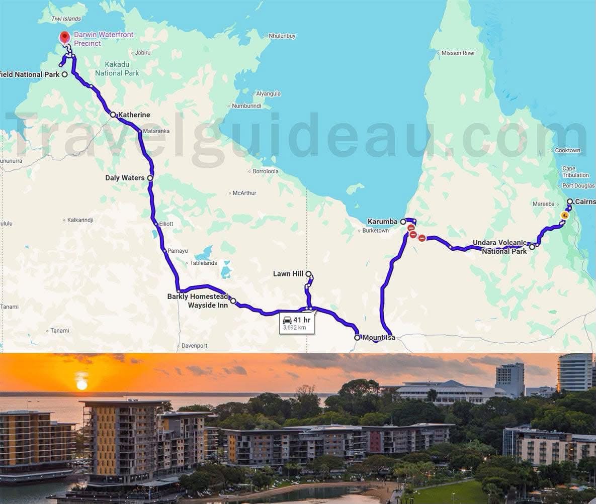 Cairns To Darwin Self-Drive Itinerary