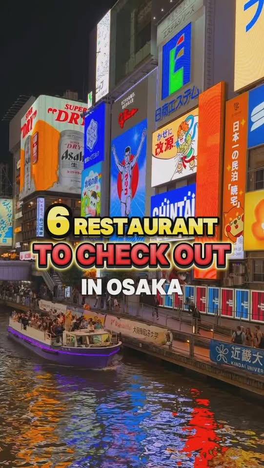 Osaka Restaurants Near Dotonbori and Tsutenkaku