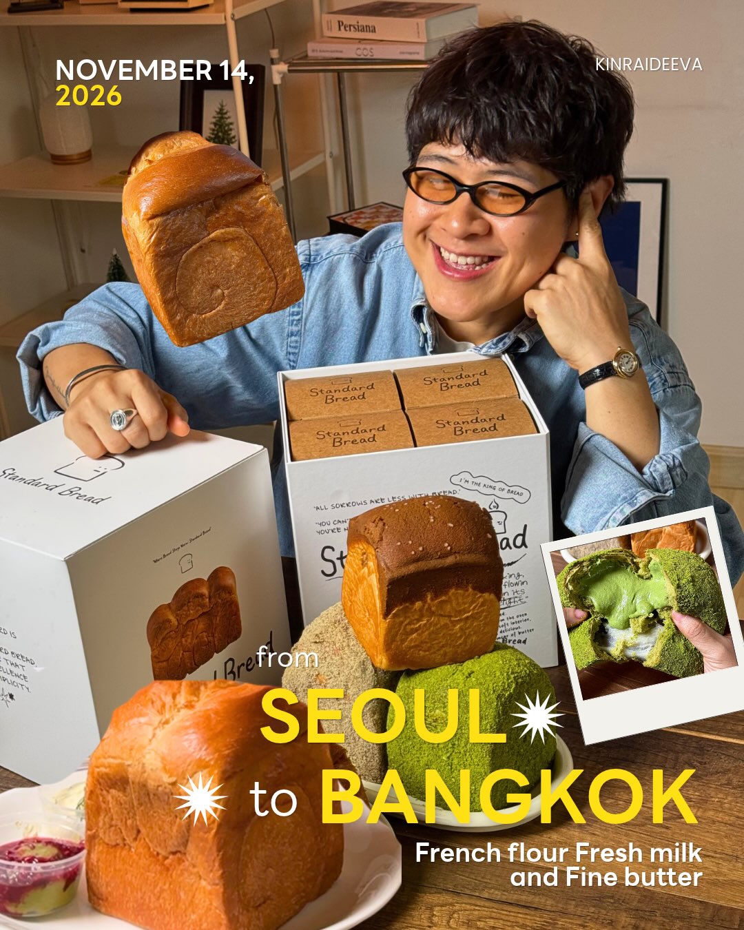 Korean Bakery Standard Bread Opens in Bangkok