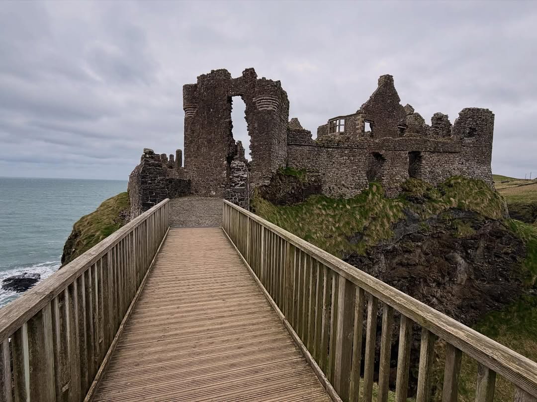 Northern Ireland's Dunluce Castle From Dublin