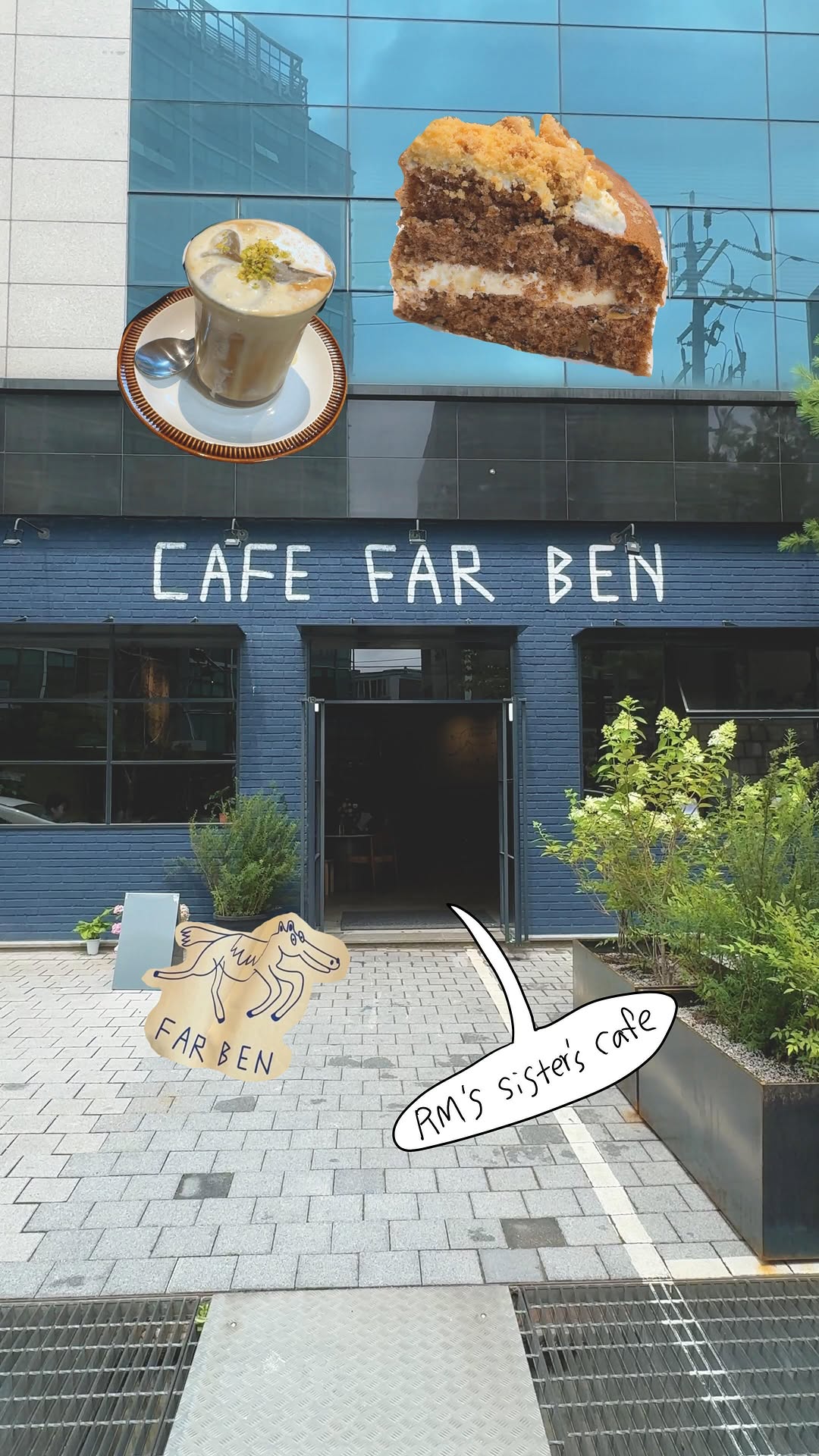 RM's Sister Opens Seoul Cafe