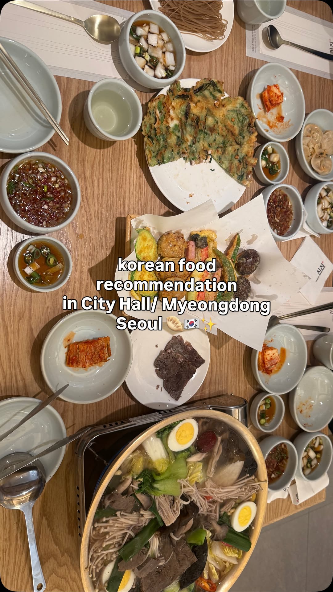 Myeong-dong Area's Authentic Korean Dumpling Spot