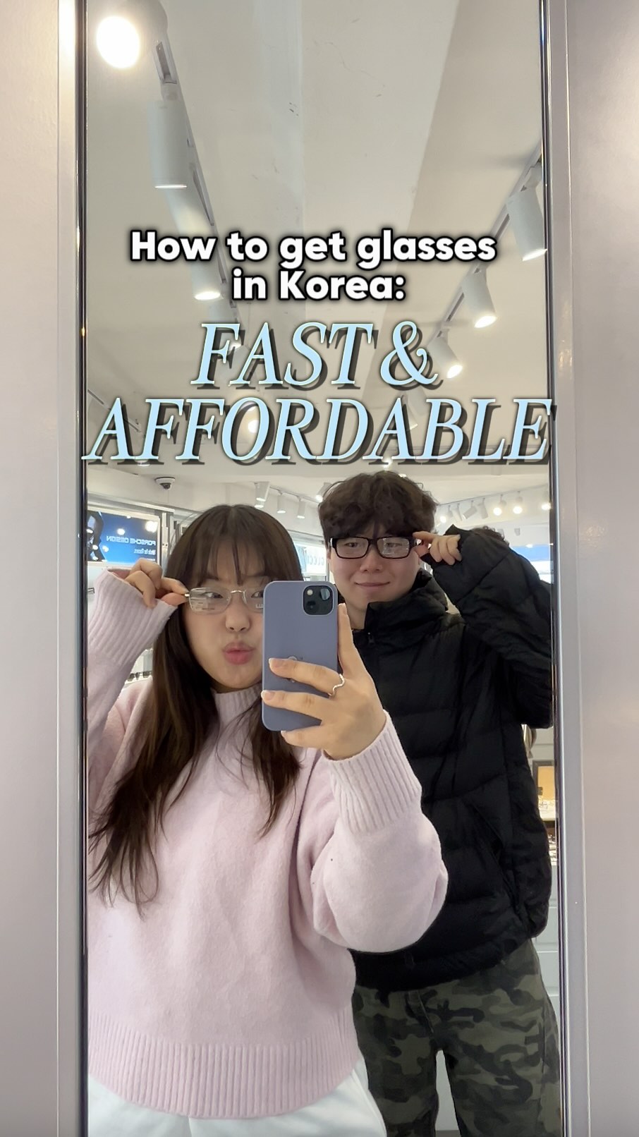 Korean Optical Shop Offers Fast Service
