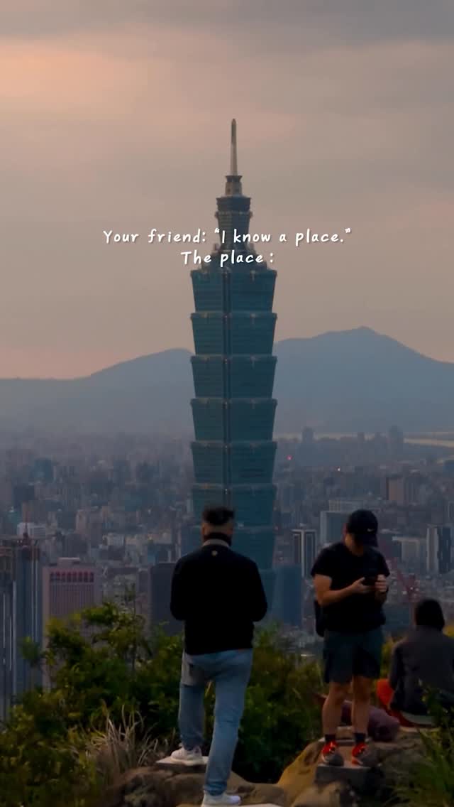 Views Of Taipei 101 From Elephant Mountain
