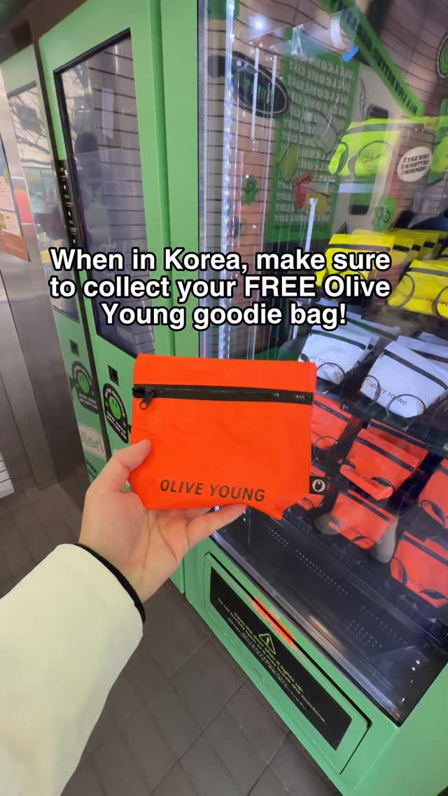 Free Olive Young Gift Bag at Myeongdong Store