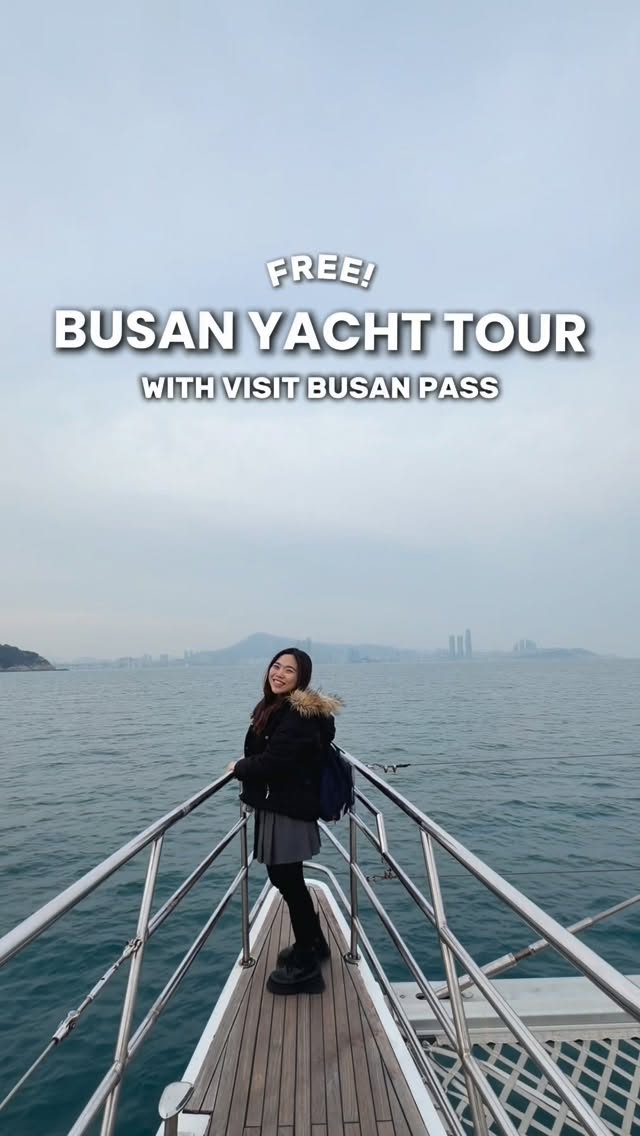 Busan Yacht Tour Free With Visit Busan Pass