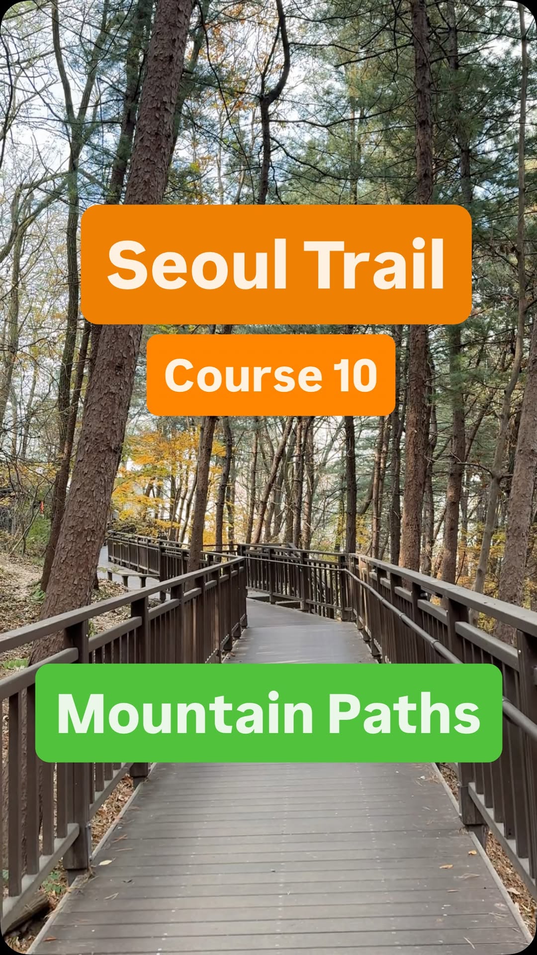 Seoul Trail 2.0 Mountain Path Exploration