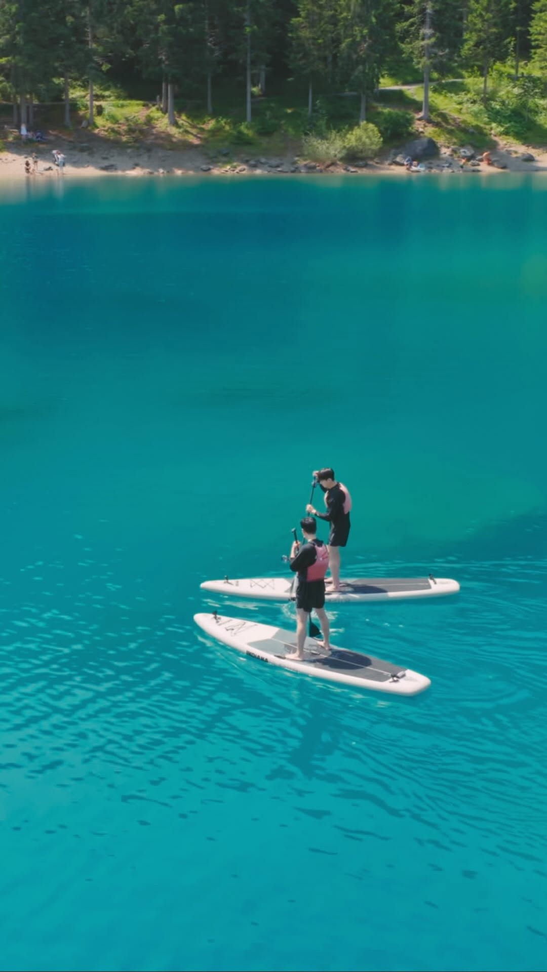 BTS's Swiss Adventures at Mountain Lakes and Passes