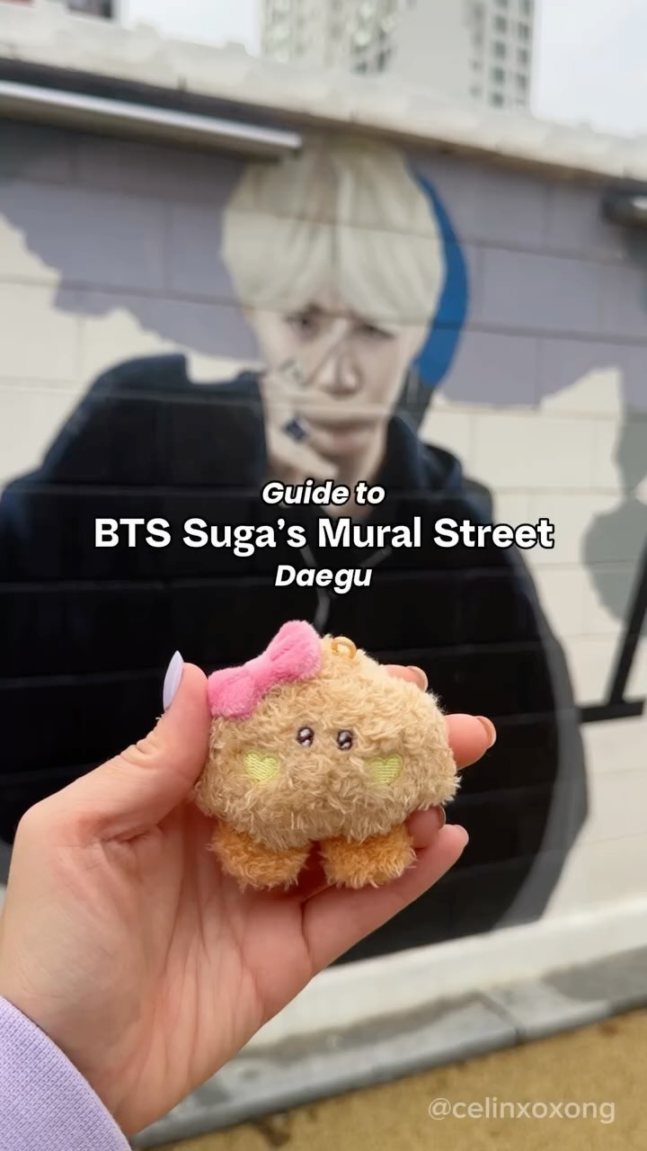 Find Suga's Wall Murals in Daegu