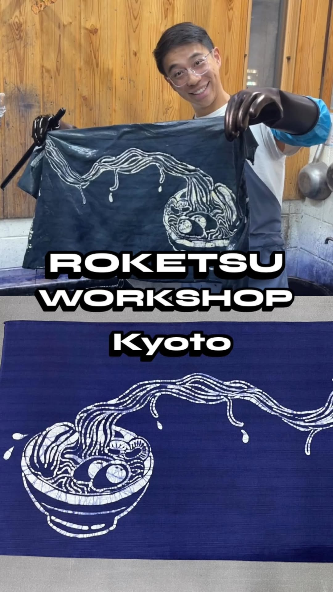 Kyoto Indigo Dyeing Workshop Experience